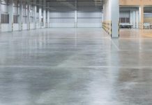 Индустриальный шик на полу: бетон в дизайне