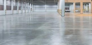 Индустриальный шик на полу: бетон в дизайне